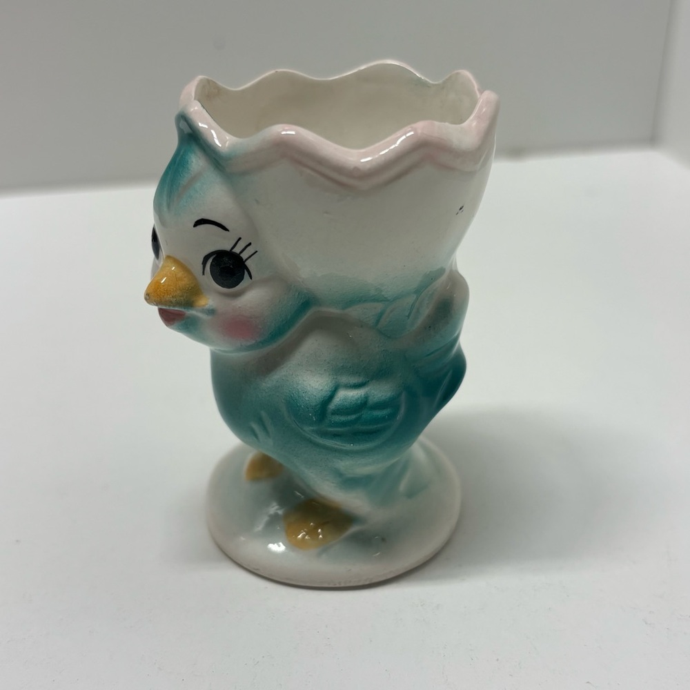 Vintage 50s bluebird egg cup, made in Japan - Picture 2 of 8